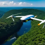Home 10 생태환경 전문가를 위한 현장 조사 도구 - **"El Ojo del Cielo: Drones y Teledetección para un Monitoreo Sin Límites"**
A high-angle, dynam...